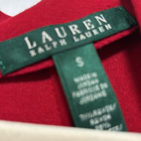 Lauren Ralph Lauren, 2 identical style dresses size S. One deep red, one brown - Picture 2 of 8